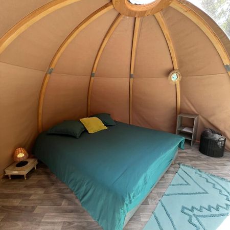 La Wigwam Bleu Du Domaine Du Pas De L'Ane Hotel Mios Kültér fotó